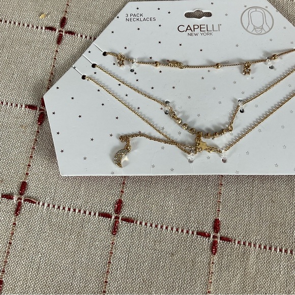 Nordstrom Capelli New York Necklace Sets 6 Total Necklaces Stacked or Separate - Picture 3 of 4